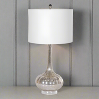 Mercury Glass Table Lamp 66cm