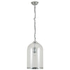 A great glass pendant with Brass or Nickel rim at the Base and same colour ceiling rose. Perfect hall light