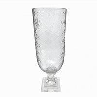 Glass Hurricane Lamp - 35 cm