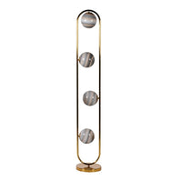 Incredible, statement floor light, if you just want to add one interesting light in your room, this is it !! Stunning gilt frame with four coloured globe lights set into it, it's just gorgeous. An easy way to add luxury and style to your living areas.&nbsp;