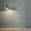 Tall Gold Arc Floor Lamp