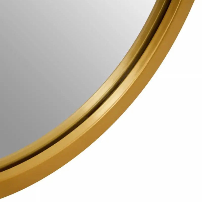 Gold Oval Full Length Hanging Mirror H140 W40cm