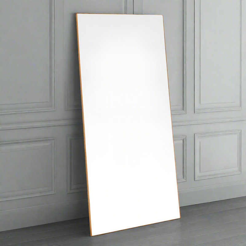 Extra Large Gold Slimline Mirror 180x90cm