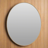 Oval Mirror Gold 40 x 50 cm