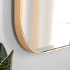 Slimline Gold Gilt Full Length Wall Mirror H150 W60cm