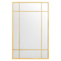 Gold Paneled Mirror 140 cm x 96 cm