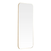 Slimline Gold Gilt Full Length Wall Mirror H150 W60cm