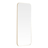 Slimline Gold Gilt Full Length Wall Mirror H150 W60cm