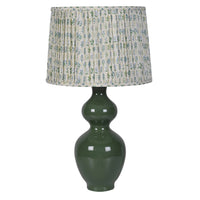 Shaped Green Lamp & Shade