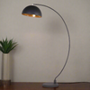 Black Arc Floor Lamp 178 cm