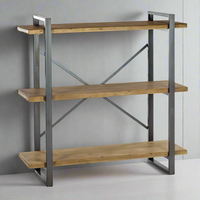 Urban Metal & Wood Shelf Unit