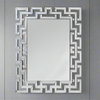 Large Rectangular Deco Venetian Mirror 122cm x 98cm