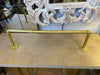 Gold Metal Industrial Towel Rail 84 cm- REDUCED