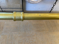 Gold Metal Industrial Towel Rail 84 cm- REDUCED