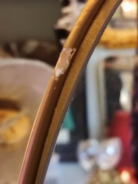 Oval Mirror Gilt CLEARANCE