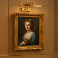 Aged Brass Picture Light - Illuminate Artwork Elegantly