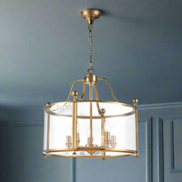 Large Lantern Light - Gilt