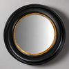 Convex Mirror - Black & Gold  40 cm, 54 cm, 74 cm