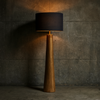 Textured Bronze Floor Lamp - Modern Elegance