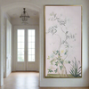 This large vertical canvas showcases a refined chinoiserie design beautifully set against a soft pink background.&nbsp; &nbsp;A gold gilted wooden frame lifts the entire picture giving a touch of elegance to add to your walls.&nbsp; Add ambience and character to your living room, bedroom, dining area, or hallway with these refined prints.&nbsp; We have a range of prints of different subjects and sizes on our website for you to peruse - well worth a look.

This Chinois canvas can be purchased singularly or a