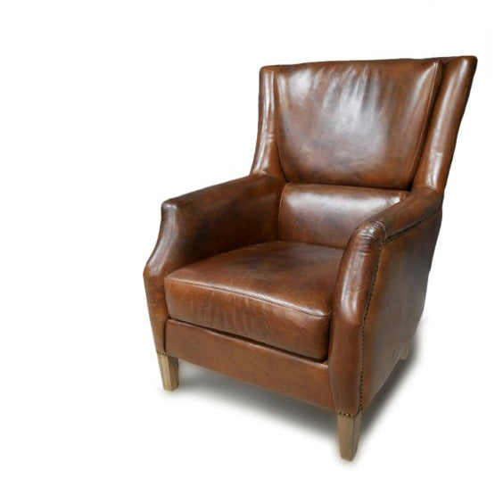 Leather Reading Armchair