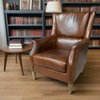 Leather Reading Armchair