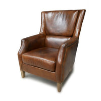 Leather Reading Armchair