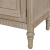 Lime Wash Wooden 2 Drawer Sideboard/ Cabinet 100cm