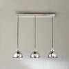 Linear Light Smoked Glass Pendants 70 cm