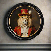 Lion Print 'Circus Master' 96 cm