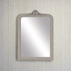 Grey Painted Ornate Mirror 74 cm