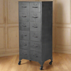 Industrial Cabinet - 12 Drawer Metal - 116cm