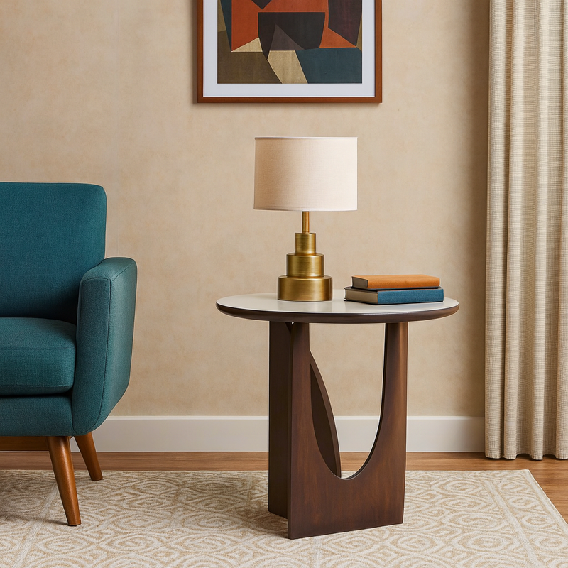 Asymetric Mango Table