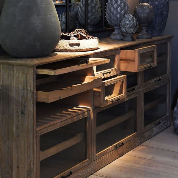 Multi Purpose Elm Sideboard