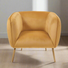 Mustard Yellow Armchair W: 79 cm D: 71 cm H: 71 cm