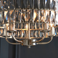 Nickel Crystal Chandelier 50cm