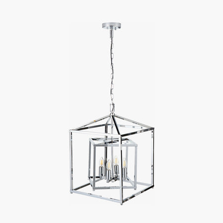 Glass & Gilt Lamp 74cm