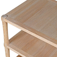Three Tiered Wooden Side Table