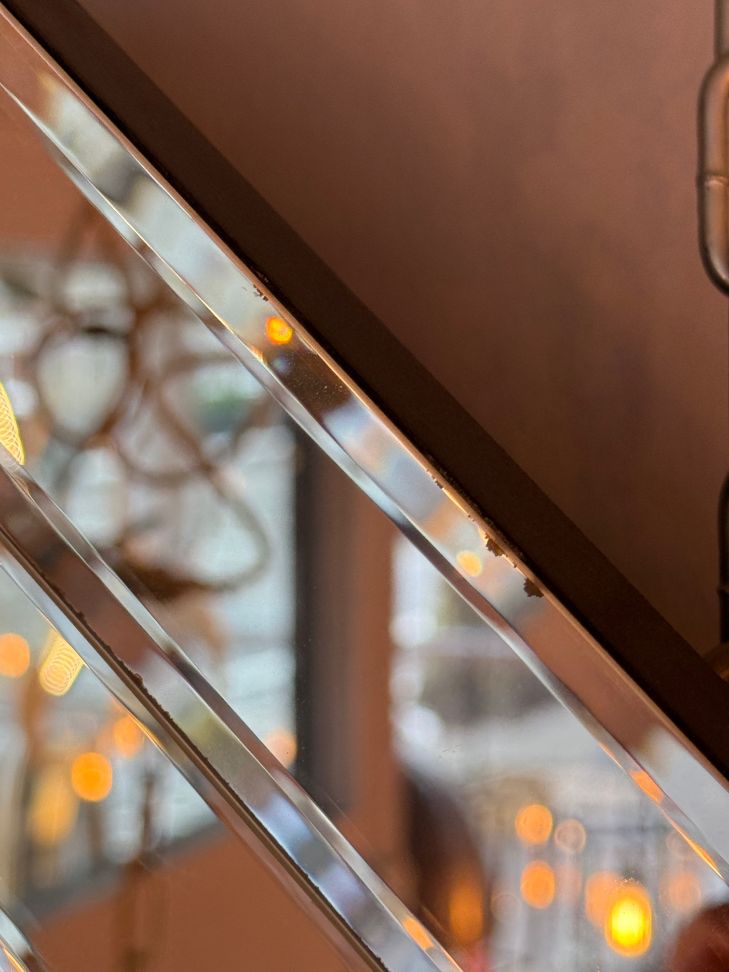 Venetian Glass Octagonal Mirror 108 cm x 76 cm - CLEARANCE