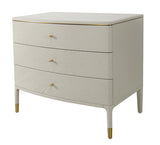 Off White Wooden Chest Of Drawers 90 cm