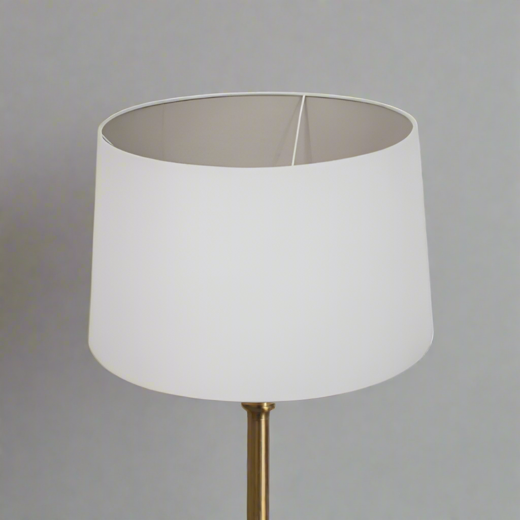 Opal Lamp Shade, this colour of shade will fit any table lamp giving you a bright light from the inner nd outer colour of the shade.