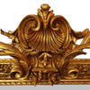Large Ornate Giltwood Cherub Mirror