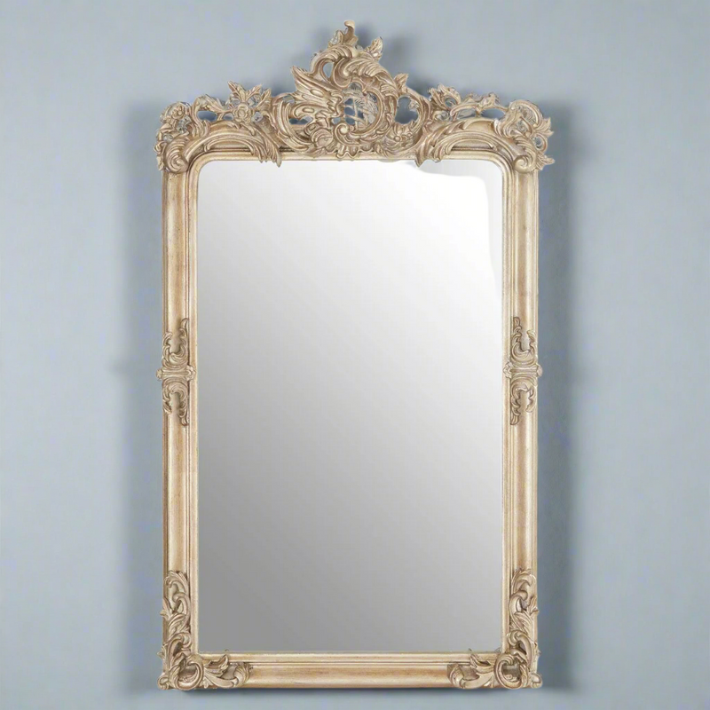 Ornate Mirror  Silver - 125cm x 76cm