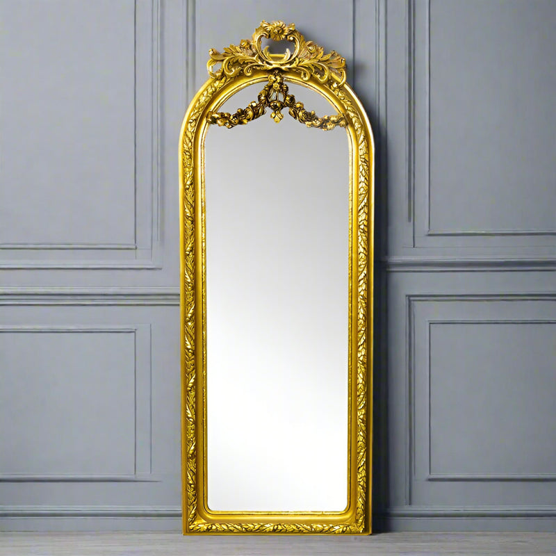 Tall Ornate Dressing Mirror 149 x 57 cm