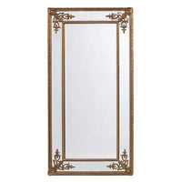 Ornate Gilt Panelled Mirror 183 cm