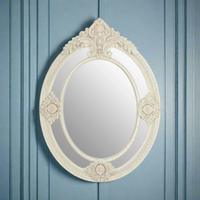 Oval Ornate Mirror 120 cm