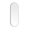 Oval Mirror Minimal Black Frame 150cm