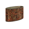 Paisley Oval Shade Burnt Terracotta   38 cm / 45 cm