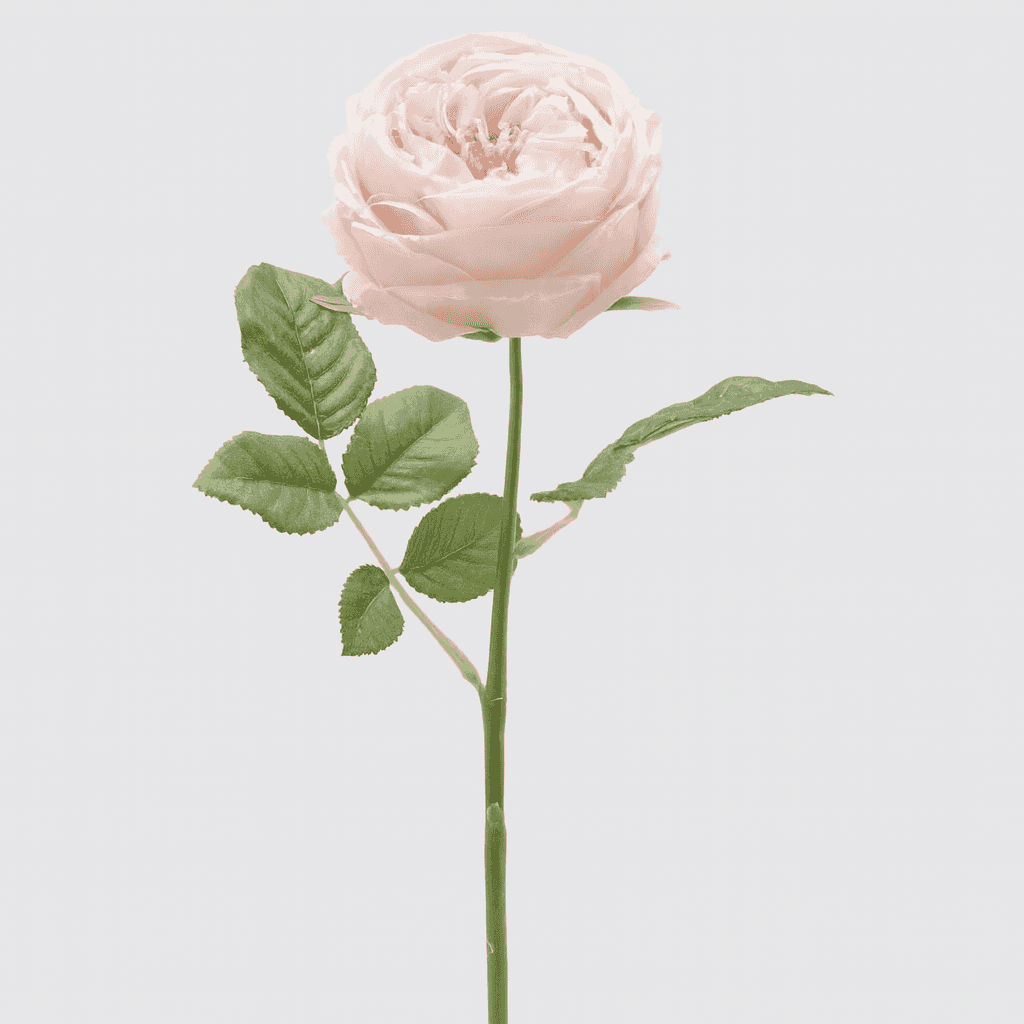 Real Feel Faux Roses in pastel pink for home decor