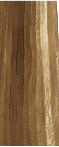 paler textured bronze wall/darker bronze lamp
